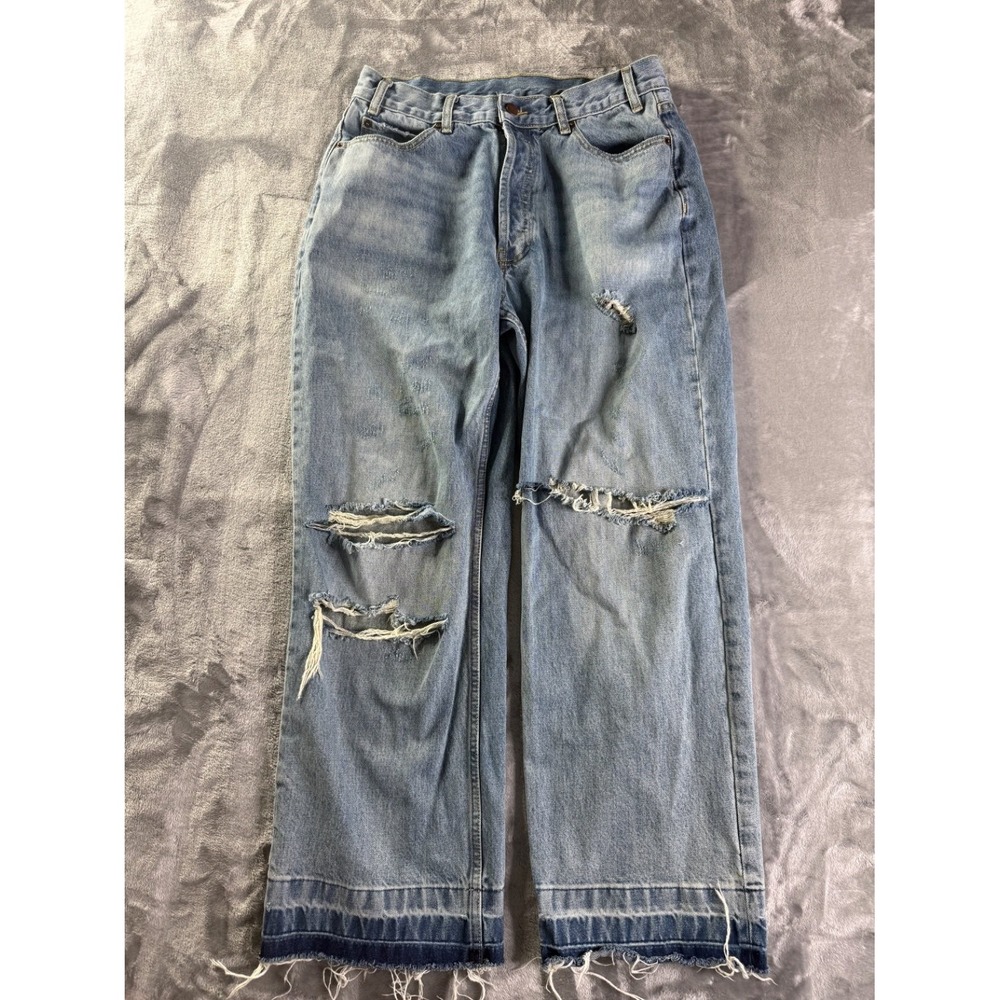 Bravest Studios Baggy Denim 14 Oz Men's Jeans Size 32 Blue 14oz Heavyweight